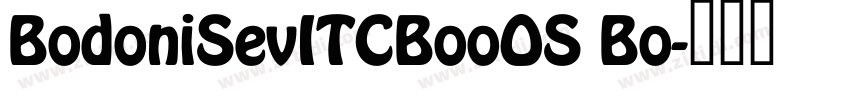 BodoniSevITCBooOS Bo字体转换